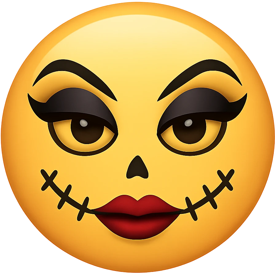 Halloween slay emoji, remove background emoji