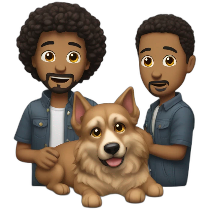 Vinny & Baxter  emoji