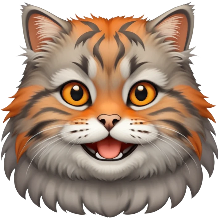 Create a Pallas's Cat that Smiles emoji