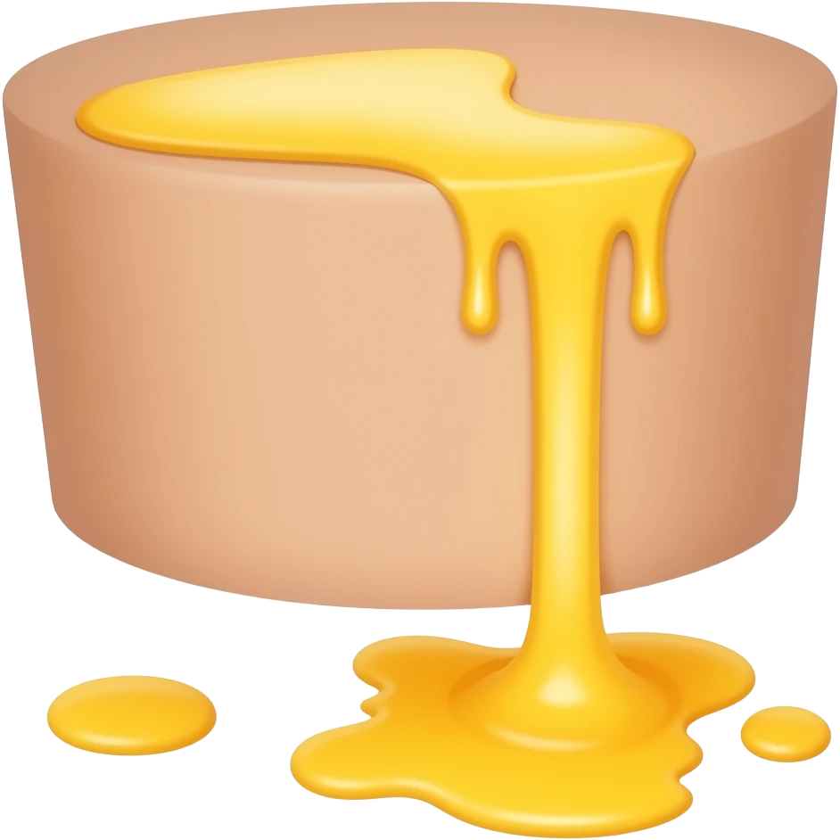 Dripping juice down leg emoji