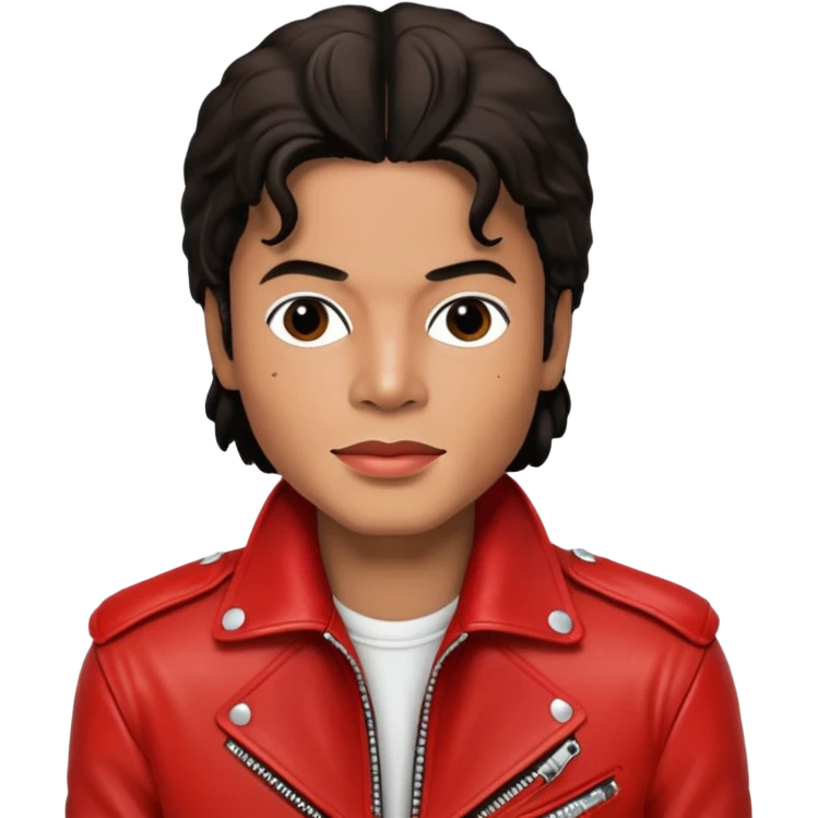 Michael Jackson rojo emoji