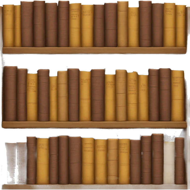 Brown chest of books emoji