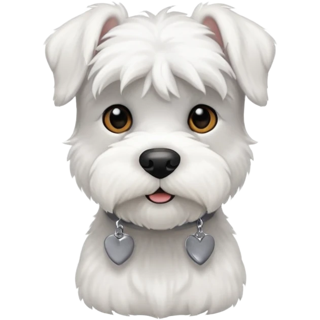 minature white schnauzer emoji