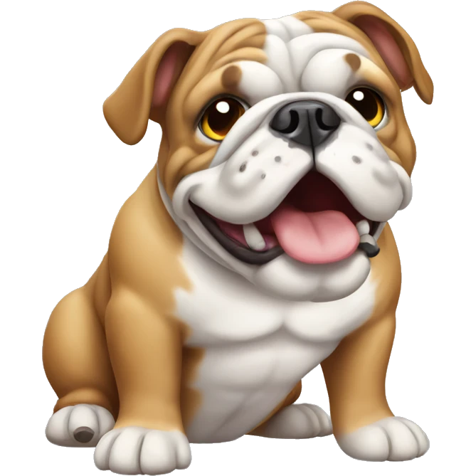 English bulldog emoji
