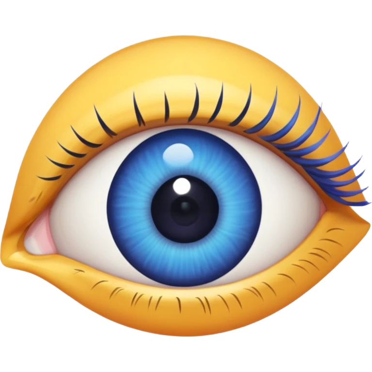 Blue eye emoji
