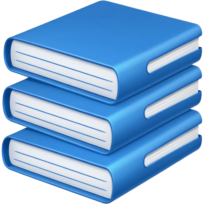 documents with blue cover emoji