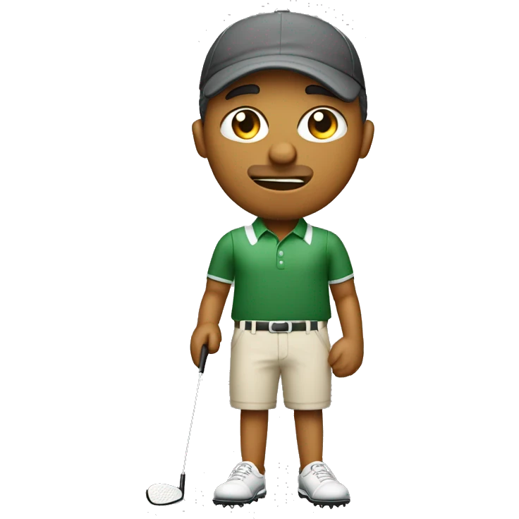 Man nicknamed “Tyrd” who is trying to be a good golfer but he really sucks emoji
