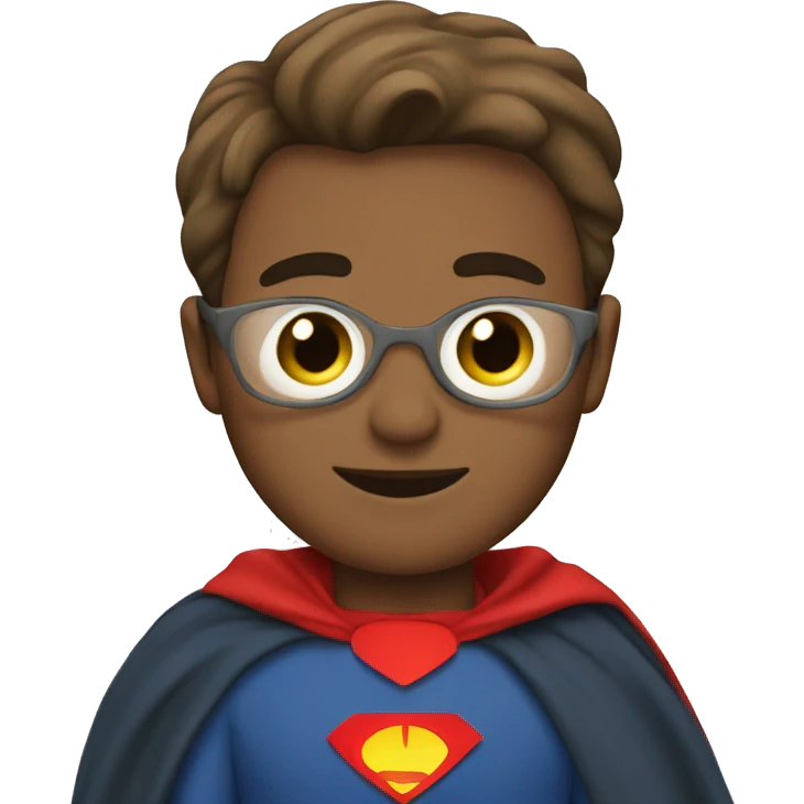 Text “Matt” with a superhero cape emoji