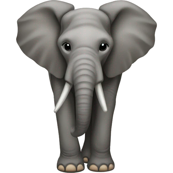 Elephant shaped like Africa emoji