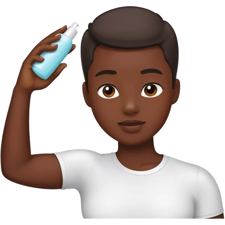 applying deodorant  emoji