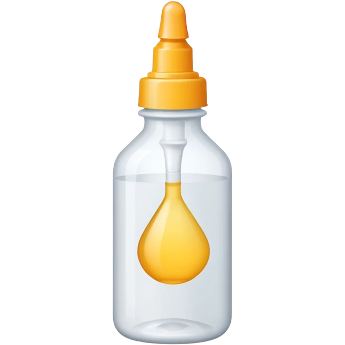 simple and expressive glue bottle emoji