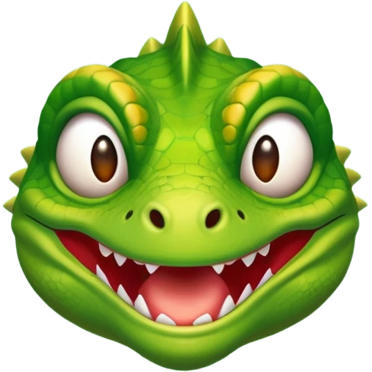a sad lizard taking off a happy emoji mask emoji