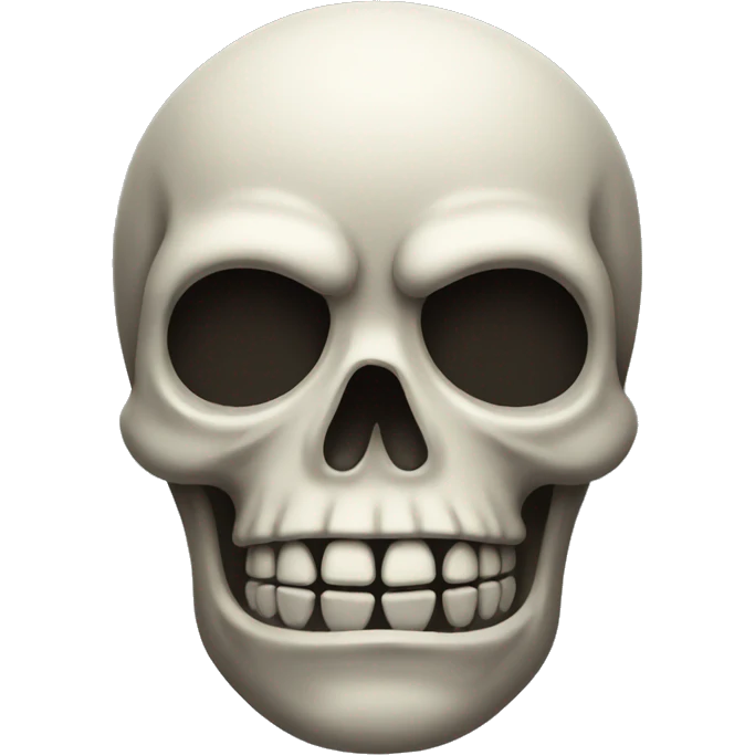 sad face skull emoji emoji