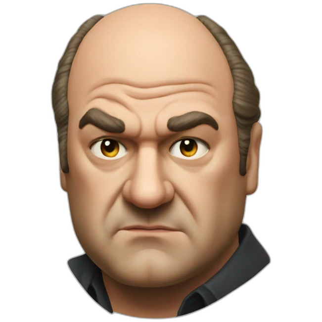Angry tony soprano emoji