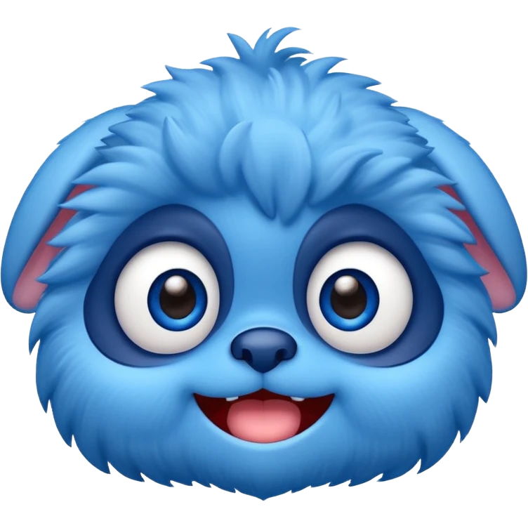 blue stitch face emoji