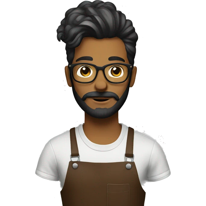 A hipster barista emoji