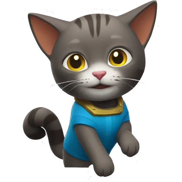 Un chat qui joue a fortnite  emoji