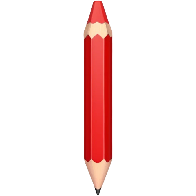 red Colored pencils emoji
