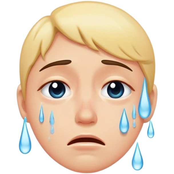 暴哭 emoji