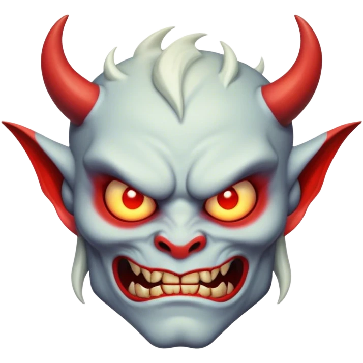 demon with colou emoji