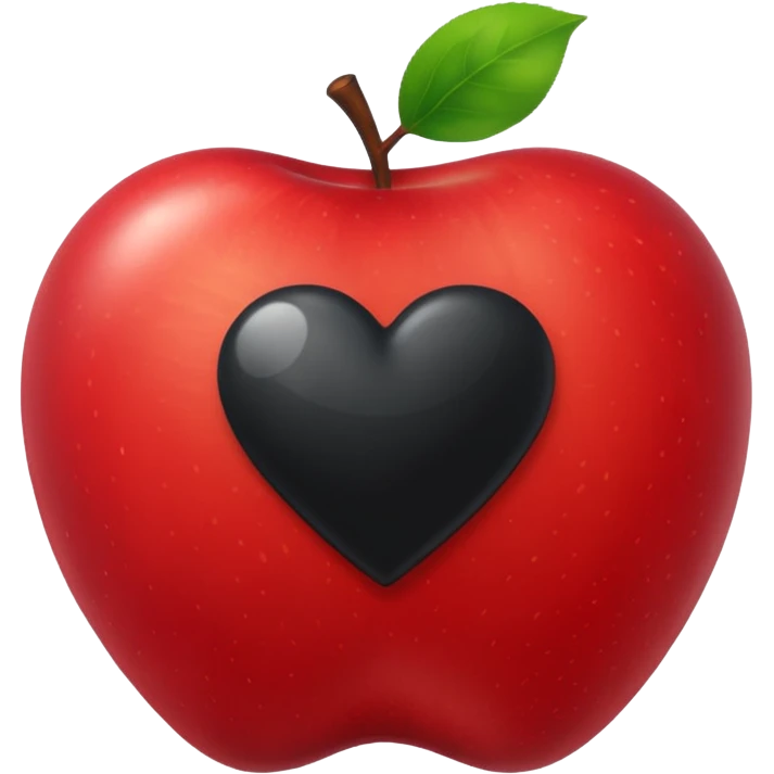🍏🖤 emoji
