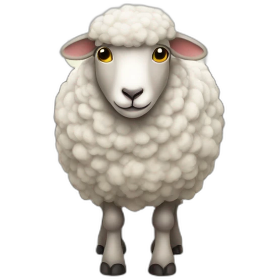 Sheep with wings emoji