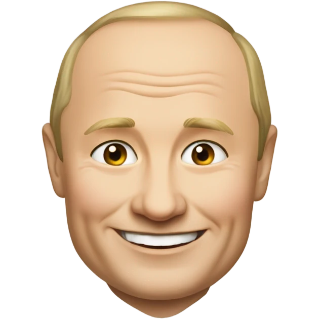 Putin is cheerful emoji