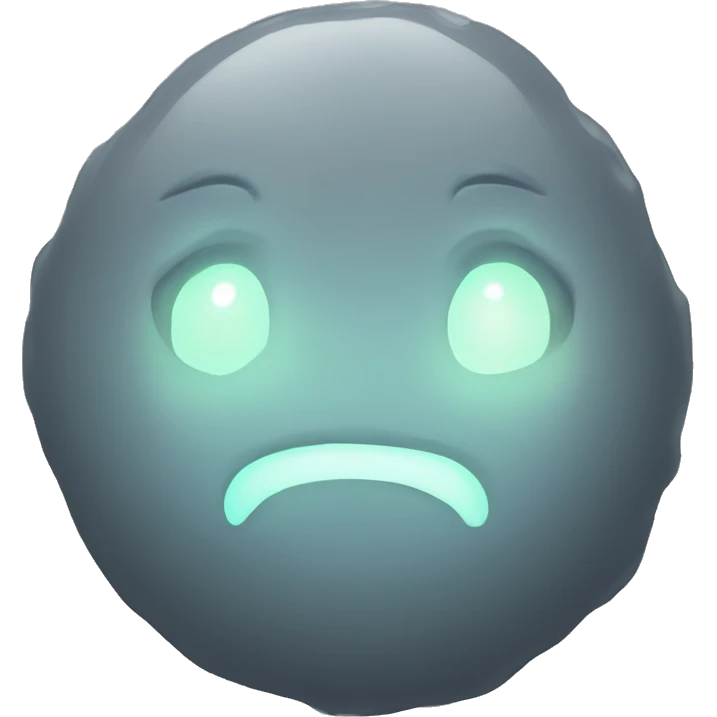 a glowing pure grey magical artifact emoji