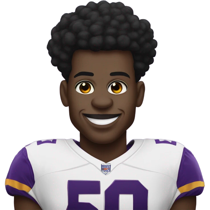 Lamar Jackson with a clown nose and jersey emoji