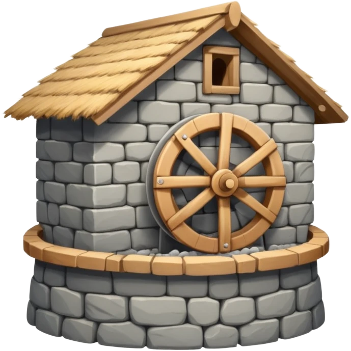 الرحى  حجر يستخدم في طاحونة لطحن الحبوب ويعمل يدوياً أو بقوة الدواب أو بقوة الرياح أو التيار المائي. emoji