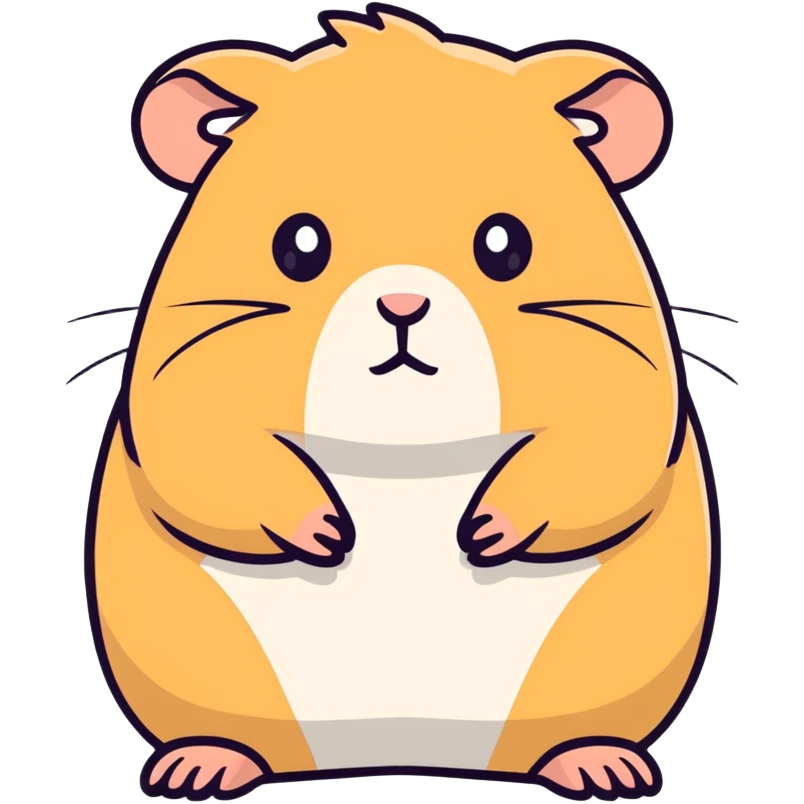 Criceto preoccupato emoji