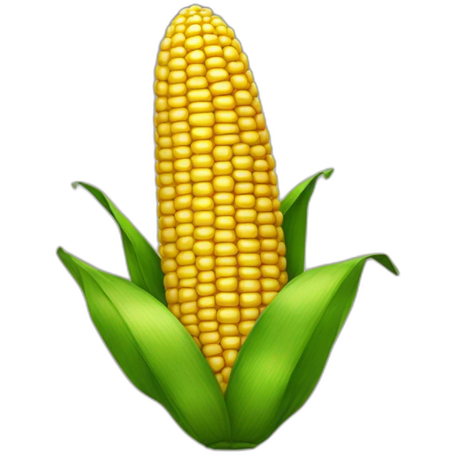 corn in the right hand emoji