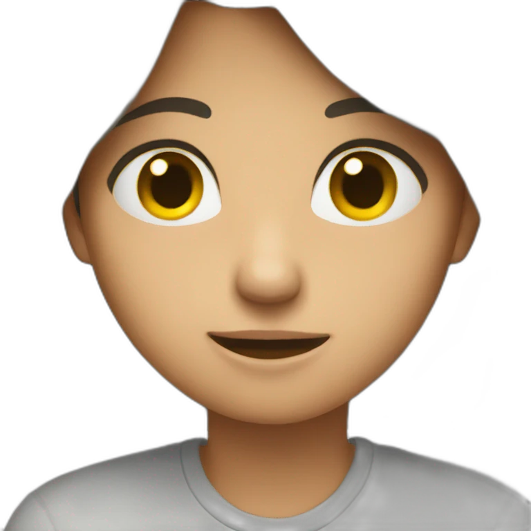Shy emoji