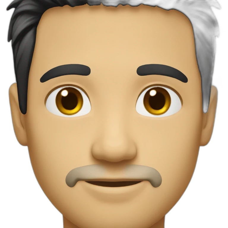 brazilian-white-guy-straight-black-hair emoji