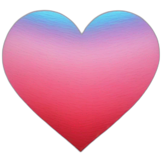 ombre heart emoji