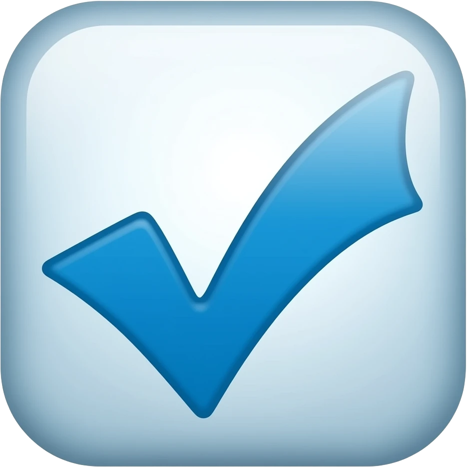 Centang biru emoji emoji