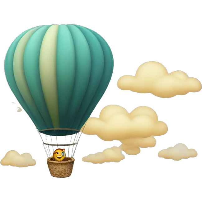 Hot air balloon  emoji