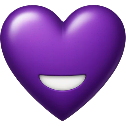 purple heart emoji