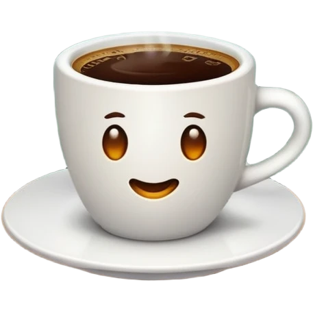 Coffee in forest emoji