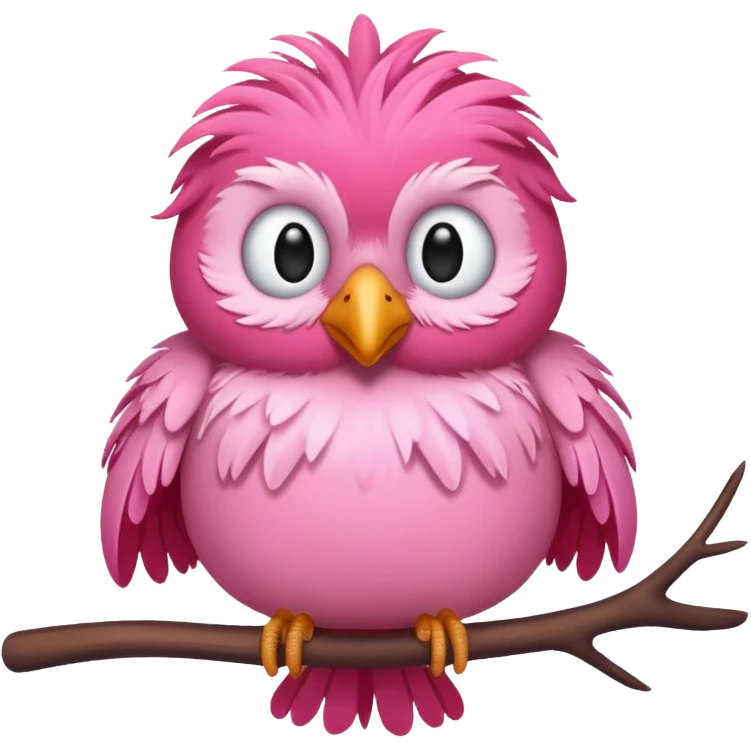 pink bird emoji