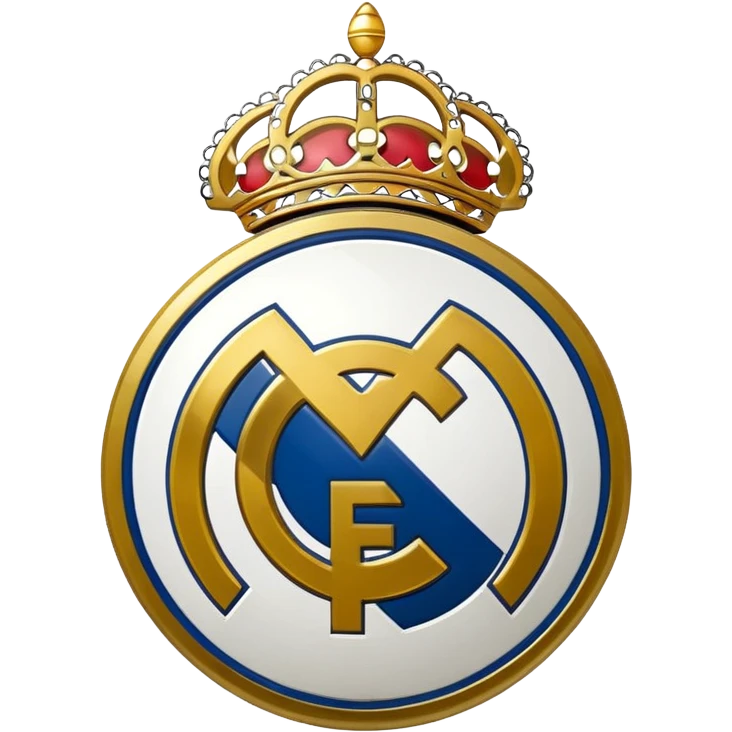 I want an emoji of real madrid logo of football and it should look realistic emoji