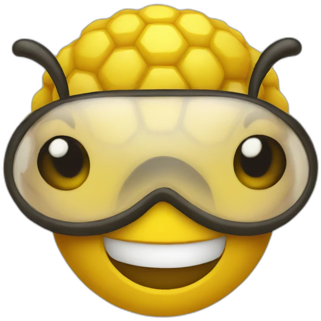 Bee in Greece emoji