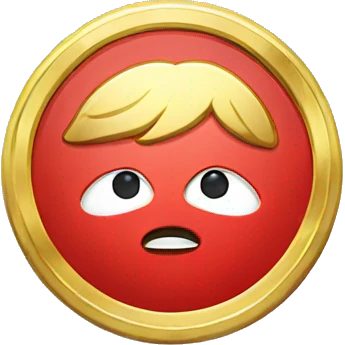 coin red emoji