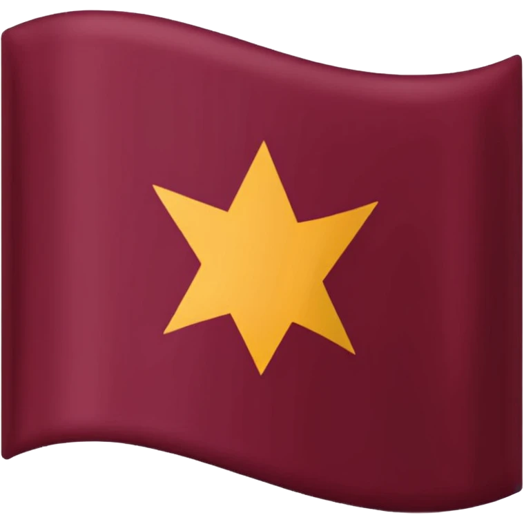 Bandera color vino sin diseño emoji