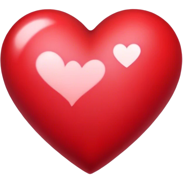 Heart in crimson color emoji