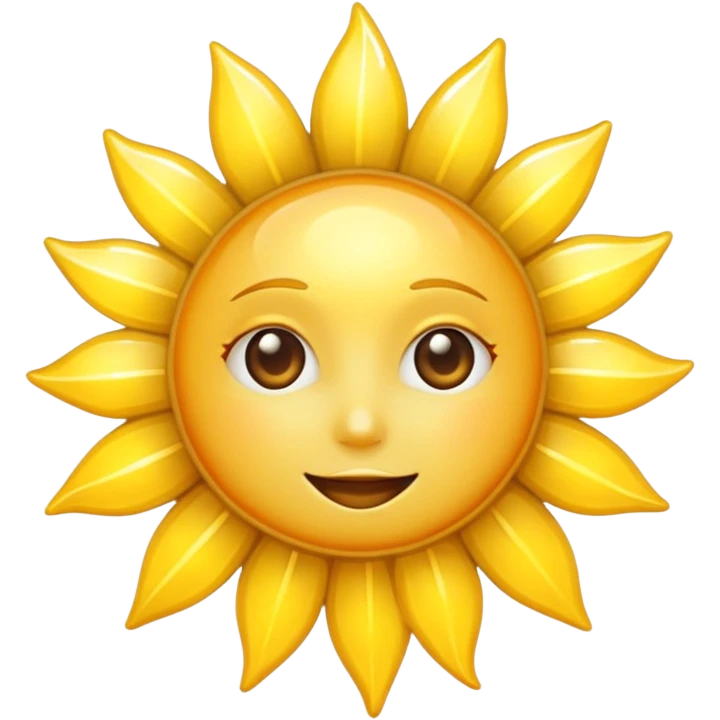 sparkle sun emoji