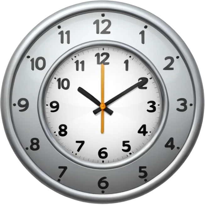 can you just make me a clock normal emoji