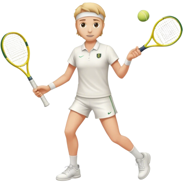 Wimbledon tennis player emoji