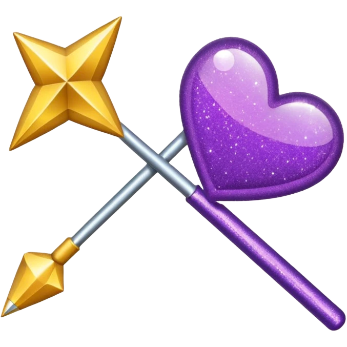 flecha para direita com glitter e roxa > emoji