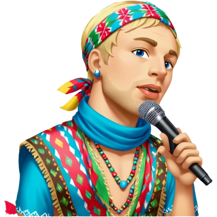 Colorful Singer emoji